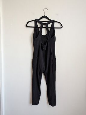 Athleta Black Transcend 7/8 Bodysuit M Yoga Pilates Athleisure